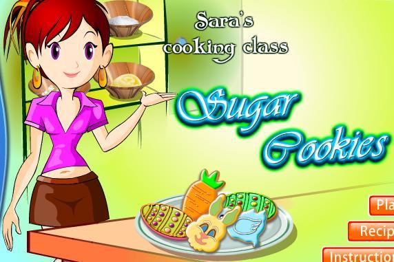 game for girls 2013 new sara cooking sugar cookies recipe online